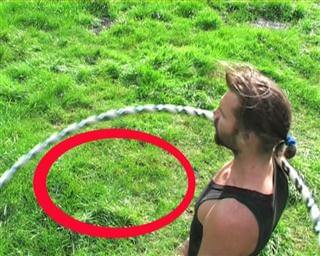 platz für Einstieg in den hoop