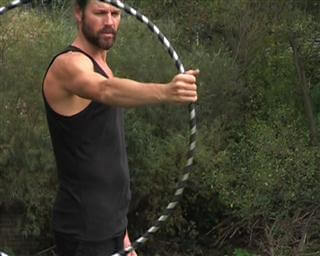 Hoop in der Ausgangsposition