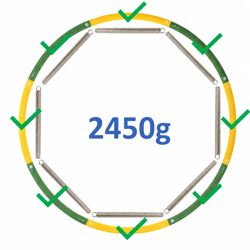 Hoopomania Booster Hoop: configurazione simmetrica corretta da 2450g