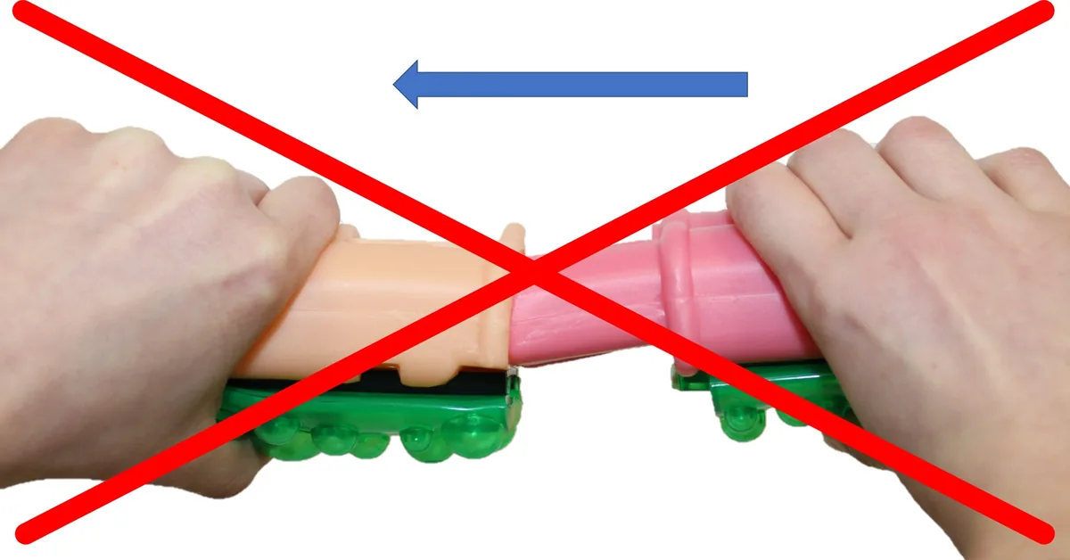Hoopomania Vital Hoop: do not force the wide sections straight together