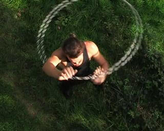 Rechte Arm nach oben