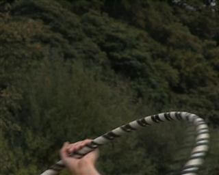 Reifen mit lenker Hand greifen