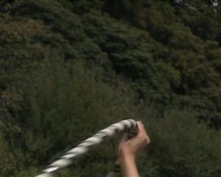 Hula Hoop nach rechts drehen