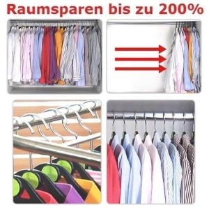Luxin Non Slip clothes hanger set 10 pcs + Bonus