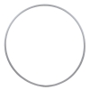 Hula Hoop Blank, HDPE-16mm, white, diameter 80cm