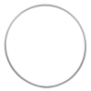 Hula Hoop Blank, HDPE-16mm, white, diameter 100cm