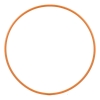 Hula Hoop Blanc, HDPE-16mm, orange, diamètre 100cm