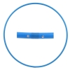 Hula Hoop en blanco, HDPE-16mm, color, diámetro 60 cm, azul