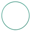 Hula Hoop Blanc, HDPE-16mm, vert, diamètre 100cm