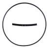 Hula Hoop Blank, PE-20mm, BLACK, diameter 70cm