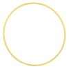 Hula Hoop Blank, HDPE-16mm, yellow, diameter 80cm