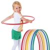 Hula Hoop per bambini, colorato, con diametro Ø80/75/70/65/60 cm