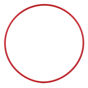 Kids Hula Hoop, coloreados, diámetro 75cm, rojo