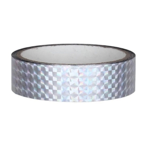 Hologramm Deco Tape 25mm x 30m, silver