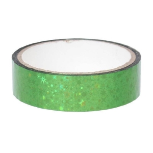 Etoiles Déco Ruban adhésif 25mm x 30m, vert