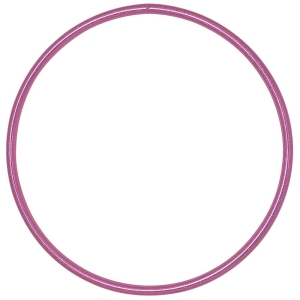 Hula Hoop per bambini, colori brillantinati, rosa Ø60 cm