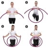 Hula Hoop de circo, colores holográficos 85 cm, viola