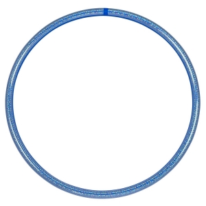 Hula Hoop da circo, colori olografici 80 cm turchese