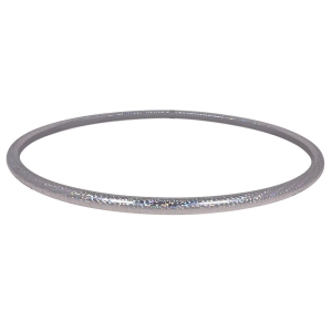 Hula Hoop de circo, colores holográficos 80 cm, plata