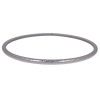 Zirkus Hula Hoop, Hologramm Farben, Ø 80cm Silber