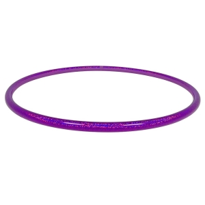 Hula Hoop da circo, colori glitter,  70 cm viola