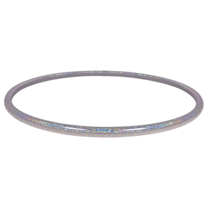 Zirkus Hula Hoop, Glitter Farben, Ø 85cm Silber
