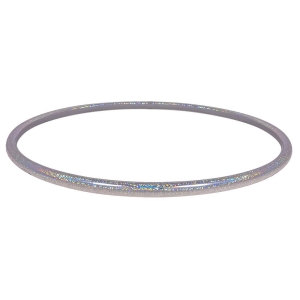 Hula Hoop da circo, colori glitter, 85 cm argento