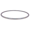 Zirkus Hula Hoop, Glitter Farben, Ø 85cm Silber