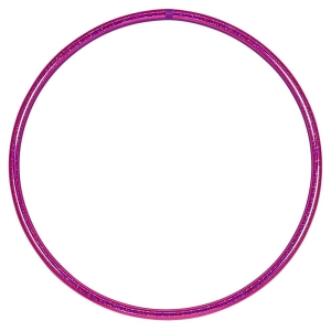 Cirque Hula Hoop, couleurs scintillants, Ø 90cm, rose