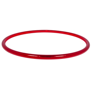 Hula Hoop de circo, colores metálicos 80 cm, rojo