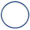 Hula Hoop de circo, colores metálicos 85 cm, azul