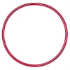 Hula Hoop de circo, colores metálicos 85 cm, rojo