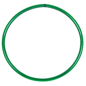 Zirkus Hula Hoop, metallic Farben, Ø 90cm Grün