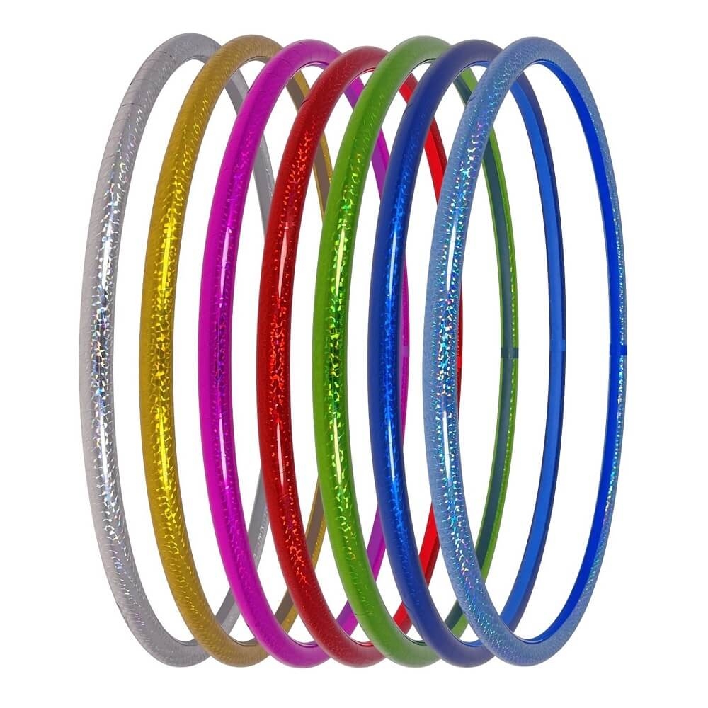 Cerceau Hula Hoop coloré, pliable, 90, 95 or 100 cm diameter