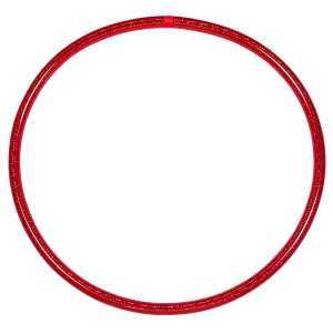 Hula Hoop olografico, rosso Ø100 cm