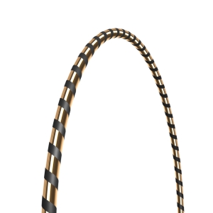 Hula Hoop con diseño negro y dorado, Ø 80/90/100 cm