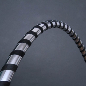 Black &amp; Silver Designer Hula Hoop, &Oslash;80/90/100cm