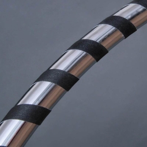 Black &amp; Silver Designer Hula Hoop, &Oslash;80/90/100cm