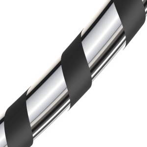 Black & Silver Exklusiver Designer Hula Hoop, Ø80/90/100cm