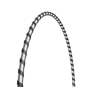Black & Silver Exklusiver Designer Hula Hoop, Ø80/90/100cm