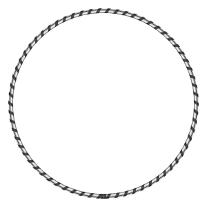 Black & Silver Exklusiver Designer Hula Hoop, Ø80/90/100cm