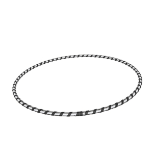 Black & Silver Exklusiver Designer Hula Hoop, Ø80/90/100cm
