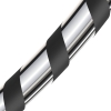 Black & Silver Exklusiver Designer Hula Hoop, Ø80/90/100cm