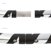 Black & Silver Exklusiver Designer Hula Hoop, Ø80/90/100cm