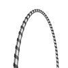 Black & Silver Exklusiver Designer Hula Hoop, Ø80/90/100cm