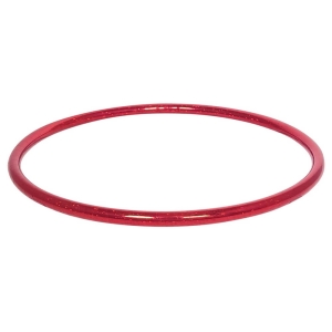 Hula Hoop para los niños con una cinta de estrellas, Ø70cm, rojo