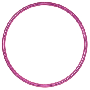 Hula Hoop para los niños con una cinta de estrellas, Ø80cm, rosa