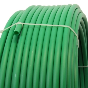 Plastic pipe made of HDPE-20mm, GREEN