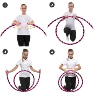 Hoop II di Hula di Natale, Ø 90 cm, verde
