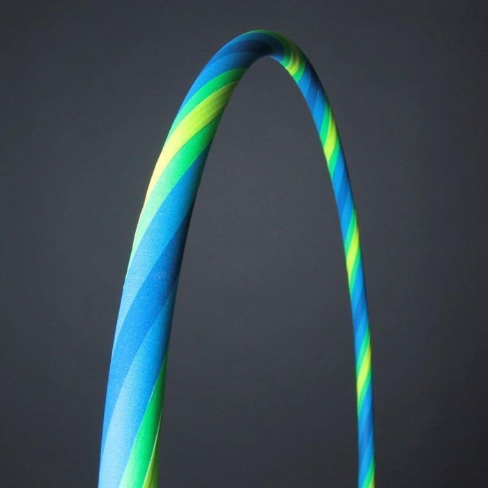 Hula Hoop LED Hoopomania - Diametro 90 Cm, 25 Luci LED Lampeggianti, Ricaricabile, Sistema One Click Per Trasporto